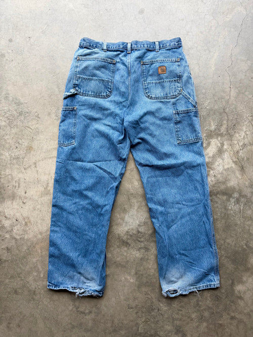 Faded Blue Carhartt Carpenter Pants