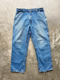 Faded Blue Carhartt Carpenter Pants